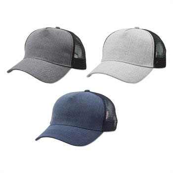 A1429 - Heathered Mesh Trucker