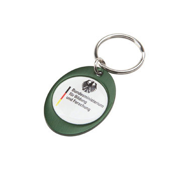 C8006I - Rainbow Keyring (30x40mm oval)-Indent