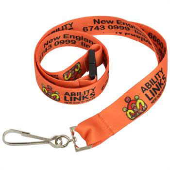 G5019I FColHook - 15mm Lanyard with Full Colour Print-Hook