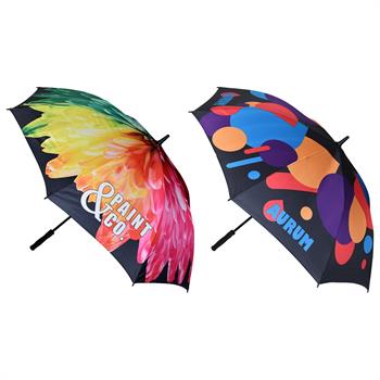 U90SEA - Designa Full Colour Promo Golf Umbrella-Sea