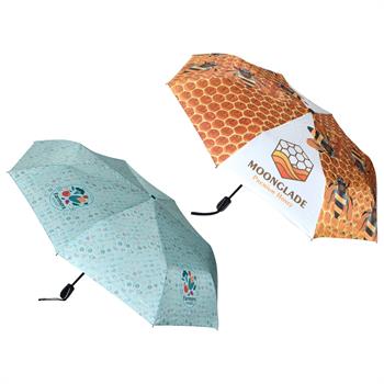 U95SEA - Designa Full Colour Genie Umbrella-Sea