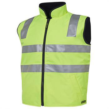 V3000 - Hi-Vis Reversible Safety Vest Day + Night