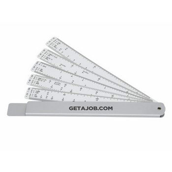 C3904 - Measure-Mate Scale Rule, Silver