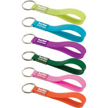 C7300I - Silicone Sling Keyring-Indent