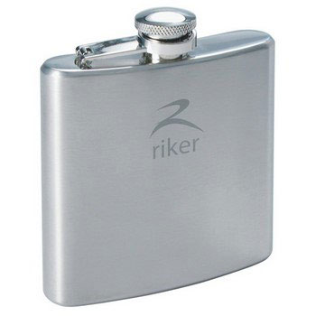 R5027 - Turin Hip Flask 6oz.