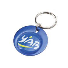 Rainbow Keyring (37mm round)-Indent