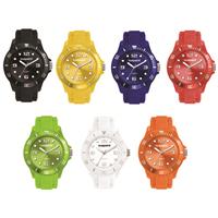 Watch, Unisex with Silicone Strap