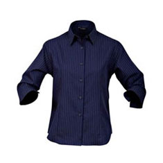 Pinpoint Business Shirt-Ladies 3/4 Sleeve