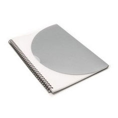 Curve Notepad-Large-Silver