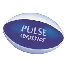 Stress Rugby Ball, Blue/White